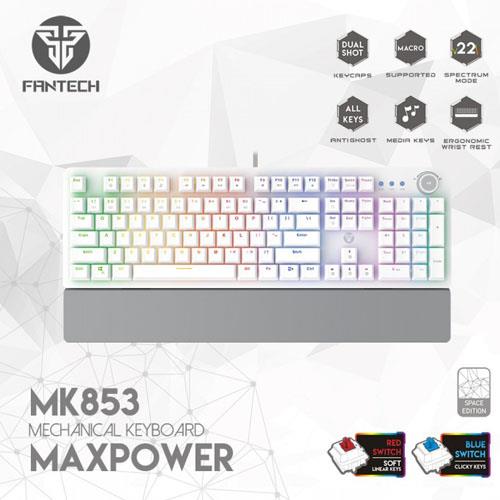 FANTECH MK 853 V2 WIRED MACHANICAL SPACE EDITION KEYBOARD